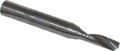 Onsrud - 3/16" Cutting Diam x 5/8" Length of Cut, 1 Flute, Upcut Spiral Router Bit - Uncoated, Right Hand Cut, Solid Carbide, 2" OAL x 1/4" Shank Diam, Single Edge, 22° Helix Angle - Best Tool & Supply