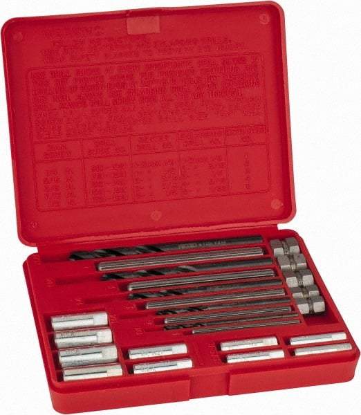 Ridgid - 20 Piece Screw Extractor & Drill Set - Plastic Set Box - Best Tool & Supply