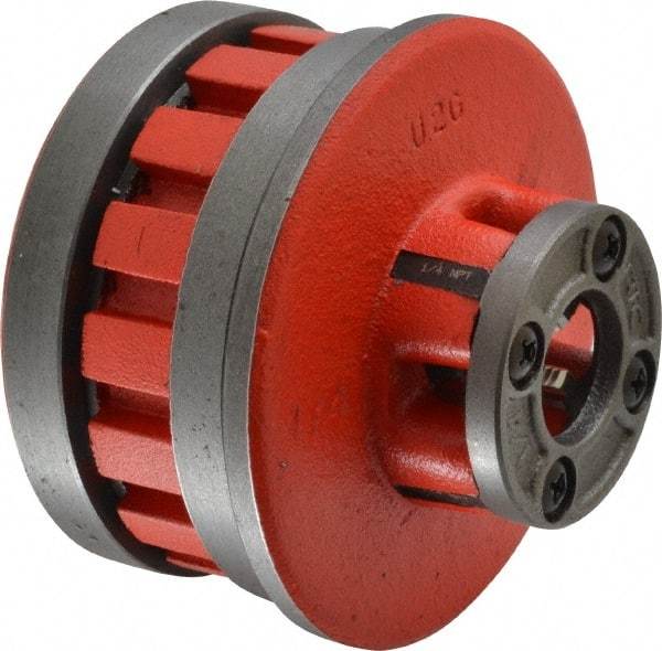 Ridgid - 1/4 NPT Pipe Threader Die Head - Alloy Steel - Exact Industrial Supply