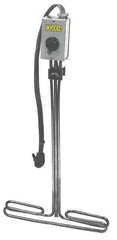 Made in USA - 120 Volt, 1 Phase, 1,000 Watt, T Type Sink Sanitizer Heater - 26" Leg Length - Best Tool & Supply