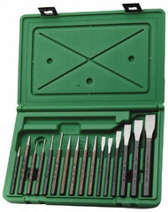 SK - 16 Piece Punch & Chisel Set - Best Tool & Supply