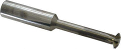 Scientific Cutting Tools - 4 to 8 TPI, Internal/External Single Profile Thread Mill - 1-1/4" Noml Diam, 0.745" Cut Diam, 3/4" Shank Diam, 6 Flute, 0.4" Neck Diam, 2-1/2" Neck Length, 5" OAL, Bright Finish - Exact Industrial Supply