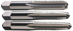 Hertel - #10-24 UNC, 4 Flute, Bottoming, Plug & Taper, Bright Finish, High Speed Steel Tap Set - 2-3/8" OAL, 2B/3B Class of Fit - Best Tool & Supply