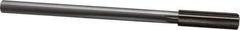 Interstate - 9/16" High Speed Steel Chucking Reamer - Straight Flute, 0.4355" Straight Shank, 2" Flute Length, 8" OAL - Best Tool & Supply