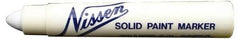 Markal - White Solid Paint Marker - Soft Crayon Tip, Alcohol Base Ink - Best Tool & Supply