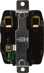 Hubbell Wiring Device-Kellems - 250 VAC, 50 Amp, Self Grounding Receptacle - 2 Poles, 3 Wire, Female End, Black - Best Tool & Supply