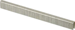 Porter-Cable - 1/2" Long x 1/4" Wide, 18 Gauge Narrow Crown Construction Staple - Grade 2 Steel, Galvanized Finish - Best Tool & Supply