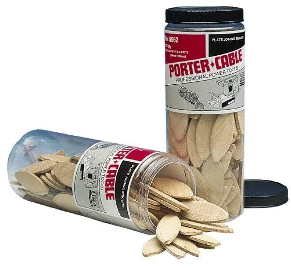 Porter-Cable - Size 10 Biscuits - 150 Pieces, Tube - Best Tool & Supply