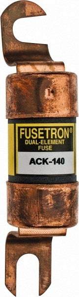 Cooper Bussmann - 140 Amp Time Delay Fast-Acting Forklift & Truck Fuse - 72VAC, 72VDC, 4.72" Long x 1" Wide, Littelfuse CCK140, Bussman ACK-140, Ferraz Shawmut ACK140 - Best Tool & Supply