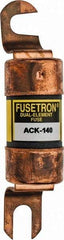 Cooper Bussmann - 140 Amp Time Delay Fast-Acting Forklift & Truck Fuse - 72VAC, 72VDC, 4.72" Long x 1" Wide, Littelfuse CCK140, Bussman ACK-140, Ferraz Shawmut ACK140 - Best Tool & Supply