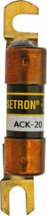 Cooper Bussmann - 20 Amp Time Delay Fast-Acting Forklift & Truck Fuse - 125VAC, 125VDC, 3.07" Long x 0.5" Wide, Littelfuse CCK020, Bussman ACK-20, Ferraz Shawmut ACK120 - Best Tool & Supply