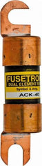 Cooper Bussmann - 40 Amp Time Delay Fast-Acting Forklift & Truck Fuse - 125VAC, 125VDC, 3.74" Long x 0.75" Wide, Littelfuse CCK040, Bussman ACK-40, Ferraz Shawmut ACK40 - Best Tool & Supply