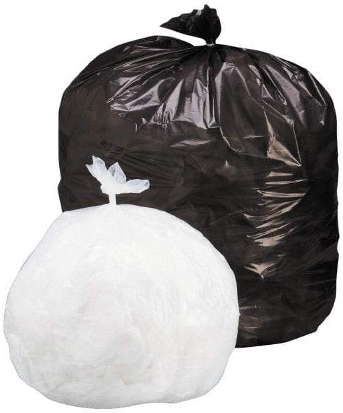 Ability One - 0.78 mil Thick, Heavy-Duty Trash Bags - Low-Density Polyethylene (LDPE), 33" Wide x 39" High, Clear - Best Tool & Supply