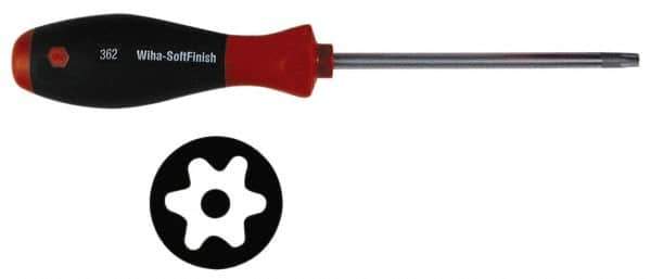 Wiha - TR25 Torx Driver - 4" Blade Length, Ergonomic Handle - Best Tool & Supply