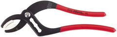 Proto - 9-1/2" OAL, 2-1/2" Max Capacity, 4 Position Tongue & Groove Pliers - Smooth Curved Jaws, Curved Head, Plastic Dipped Handles - Best Tool & Supply