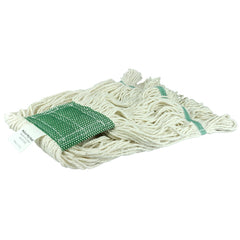 Medium Wet Mop Head, Loop End, 4-Ply Cotton Yarn - Best Tool & Supply