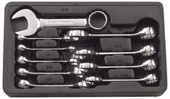 GearWrench - 10 Piece, 3/8" to 15/16", 12 Point Combination Wrench Set - Inch Measurement Standard, Full Polish Finish, Comes in Plastic Tray - Best Tool & Supply