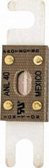 Cooper Bussmann - 40 Amp Non-Time Delay Fast-Acting Forklift & Truck Fuse - 125VAC, 80VDC, 3.18" Long x 0.75" Wide, Littelfuse CNL40, Bussman ANL-40, Ferraz Shawmut CNN40 - Best Tool & Supply