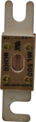 Cooper Bussmann - 500 Amp Non-Time Delay Fast-Acting Forklift & Truck Fuse - 125VAC, 80VDC, 3.18" Long x 0.75" Wide, Littelfuse CNL500, Bussman ANL-500, Ferraz Shawmut CNL500 - Best Tool & Supply