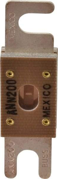 Cooper Bussmann - 200 Amp Non-Time Delay Fast-Acting Forklift & Truck Fuse - 125VAC, 80VDC, 3.18" Long x 0.75" Wide, Littelfuse CNN200, Bussman ANN-200, Ferraz Shawmut CNN200 - Best Tool & Supply