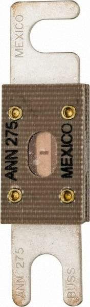 Cooper Bussmann - 275 Amp Non-Time Delay Fast-Acting Forklift & Truck Fuse - 125VAC, 80VDC, 3.18" Long x 0.75" Wide, Littelfuse CNN275, Bussman ANN-275, Ferraz Shawmut CNN275 - Best Tool & Supply