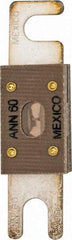 Cooper Bussmann - 60 Amp Non-Time Delay Fast-Acting Forklift & Truck Fuse - 125VAC, 80VDC, 3.18" Long x 0.75" Wide, Littelfuse CNN60, Bussman ANN-60, Ferraz Shawmut CNN60 - Best Tool & Supply