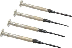 Moody Tools - 4 Piece Phillips Screwdriver Set - Bit Sizes: Philips #000 to #1 - Best Tool & Supply