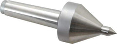 Riten - MT4 Taper Shank, 2-5/8" Head Diam 685 Lb Capacity Live Center - 4,000 Max RPM, 3-7/8" Head Length, 5/8" Point Diam, 15/16" Point Len, 685 Lb Max Workpc, 3-7/8" OAL, Pipe Nose Point - Best Tool & Supply