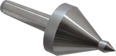 Riten - MT4 Taper Shank, 3-1/2" Head Diam 1,165 Lb Capacity Live Center - 3,500 Max RPM, 3-7/8" Head Length, 3/4" Point Diam, 1-1/8" Point Len, 1,165 Lb Max Workpc, 3-7/8" OAL, Pipe Nose Point - Best Tool & Supply