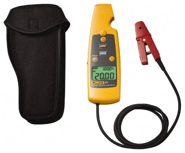 Fluke - 771, CAT II, Digital mA Process Clamp Meter with 0.1772" Detachable Jaws - Measures Current - Best Tool & Supply