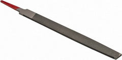 Simonds File - 6" Long, Second Cut, Mill American-Pattern File - Single Cut, Tang - Best Tool & Supply