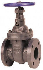 NIBCO - 8" Pipe, Class 125, Flanged Iron Solid Wedge Stem Gate Valve with By-Pass - 200 WOG, 125 WSP, Bolted Bonnet - Best Tool & Supply