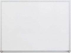 UNIVERSAL - 18" High x 24" Wide Melamine Dry Erase Board with 3/4" Rail - Aluminum, 5/8" Deep - Best Tool & Supply