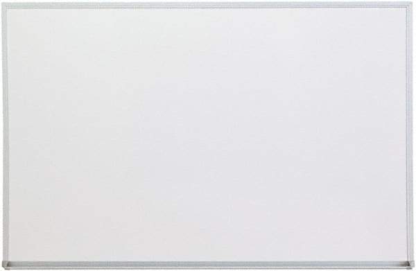 UNIVERSAL - 24" High x 36" Wide Melamine Dry Erase Board with 3/4" Rail - Aluminum, 5/8" Deep - Best Tool & Supply