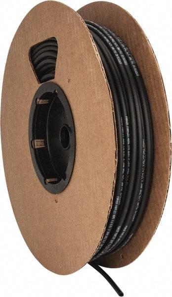 Parker - 11/64" ID x 1/4" OD, 0.04" Wall Thickness, 250' Long, Polyethylene Tube - Black, 300 Max psi, -80 to 175°F - Best Tool & Supply