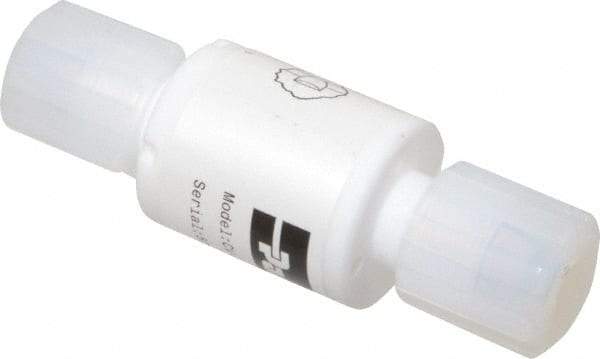 Parker - 3/8" PTFE Check Valve - Inline, PARGRIP x PARGRIP, 120 WOG - Best Tool & Supply