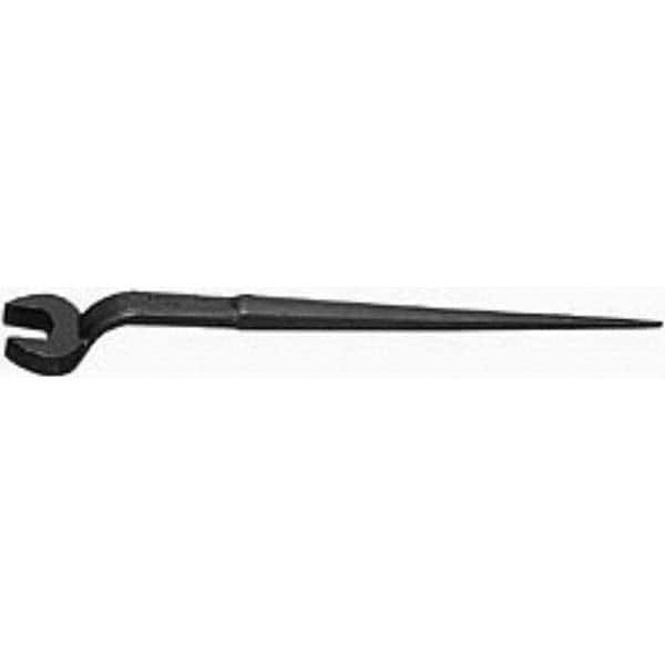 Williams - Open End Wrenches; Wrench Type: Spud Handle ; Tool Type: Standard ; Size (Inch): 1-1/16 ; Finish/Coating: Black ; Head Type: Single End ; Overall Length (Inch): 17 - Exact Industrial Supply