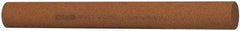 Norton - 6" Long x 5/8" Diam x 5/8" Thick, Aluminum Oxide Sharpening Stone - Round, Medium Grade - Best Tool & Supply