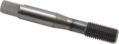 OSG - M10x1.25 Metric Fine D5 Thread Limit Bottoming Thread Forming Tap - Powdered Metal High Speed Steel, TiCN Finish, 2-15/16" OAL, 1-1/4" Thread Length, Right Hand Thread, Series EXOTAP NRT - Best Tool & Supply