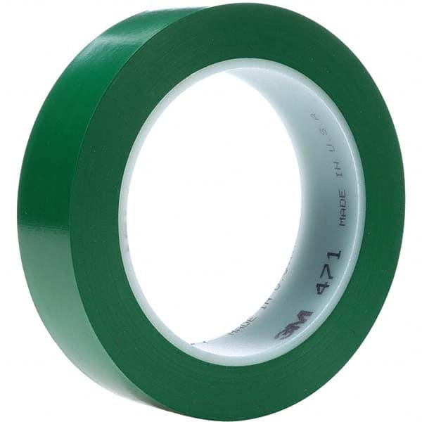 3M - 36 Yd x 1/4" Green Vinyl Film Tape - Best Tool & Supply