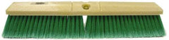 Weiler - 18" General Purpose Synthetic Push Broom - 3" Bristle Length, Foam Block, Threaded Handle Connection, Handle Sold Separately - Best Tool & Supply