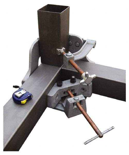 Strong Hand Tools - Fixed Angle, 3 Axes, 5.32" Long, 2-1/4" Jaw Height, 4-3/4" Max Capacity, Steel Angle & Corner Clamp - 90° Clamping Angle - Best Tool & Supply