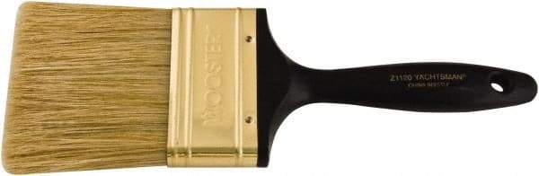 Wooster Brush - 3" Flat Hog Varnish Brush - 2-15/16" Bristle Length, 6-1/4" Plastic Beavertail Handle - Best Tool & Supply