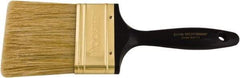 Wooster Brush - 3" Flat Hog Varnish Brush - 2-15/16" Bristle Length, 6-1/4" Plastic Beavertail Handle - Best Tool & Supply