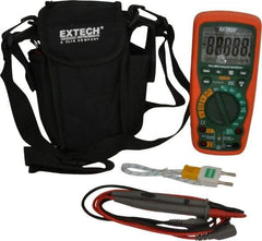 Extech - EX530, CAT IV, 1,000 VAC/VDC, Digital True RMS Multimeter - 40 mOhm, Measures Voltage, Capacitance, Current, Frequency, Resistance, Temperature - Best Tool & Supply