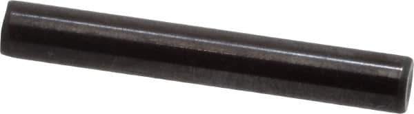 Holo-Krome - 1/8" Diam x 7/8" Pin Length Grade 8 Alloy Steel Standard Dowel Pin - Black Luster Finish, C 47-58 & C 60 (Surface) Hardness, 1 Beveled & 1 Rounded End - Best Tool & Supply