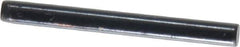 Holo-Krome - 1/8" Diam x 1-1/4" Pin Length Grade 8 Alloy Steel Standard Dowel Pin - Black Luster Finish, C 47-58 & C 60 (Surface) Hardness, 1 Beveled & 1 Rounded End - Best Tool & Supply