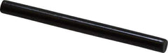 Holo-Krome - 1/8" Diam x 1-1/2" Pin Length Grade 8 Alloy Steel Standard Dowel Pin - Black Luster Finish, C 47-58 & C 60 (Surface) Hardness, 1 Beveled & 1 Rounded End - Best Tool & Supply