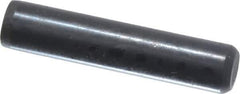 Holo-Krome - 3/16" Diam x 7/8" Pin Length Grade 8 Alloy Steel Standard Dowel Pin - Black Luster Finish, C 47-58 & C 60 (Surface) Hardness, 1 Beveled & 1 Rounded End - Best Tool & Supply