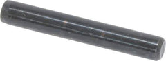 Holo-Krome - 3/16" Diam x 1-1/4" Pin Length Grade 8 Alloy Steel Standard Dowel Pin - Black Luster Finish, C 47-58 & C 60 (Surface) Hardness, 1 Beveled & 1 Rounded End - Best Tool & Supply